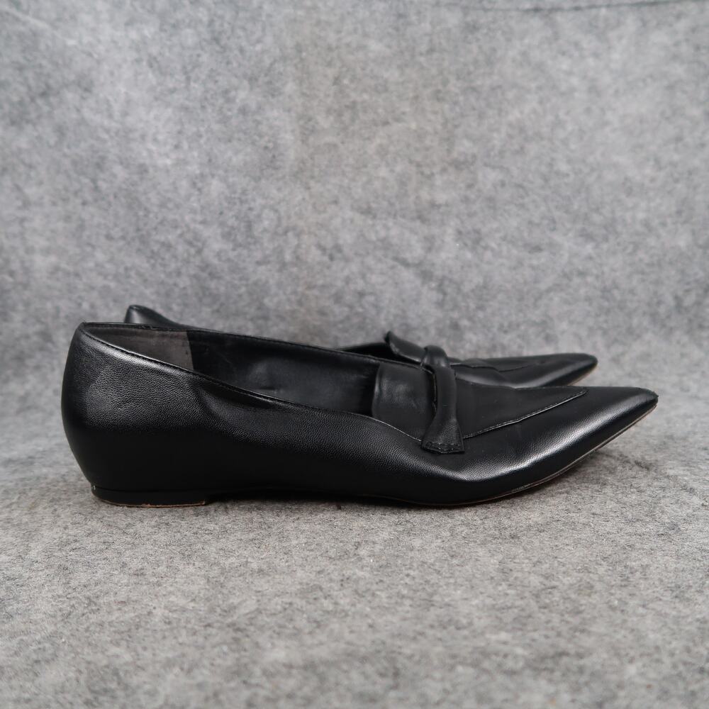 Nordstrom Rack Shoes Womens 9 Loafers Pointed Toe Slip On Classic Career Flats